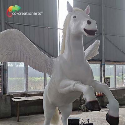 شراء CE محاكاة الطقس والدليل على الحيوانات المتحركة الواقعية Pegasus Fun Park Animals online manufacture