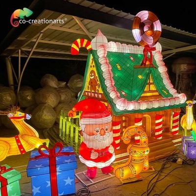 CE عملاق مقاوم للماء عيد الميلاد فانوس عيد الميلاد فانوس منزل عيد الميلاد للعرض