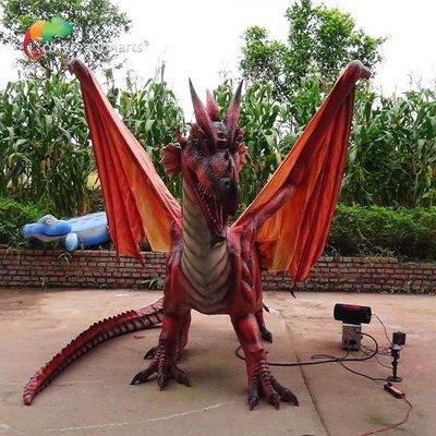 CE في الهواء الطلق موضوع المعرض Animatronic Dragons Life Size Dragon For Amusement Park