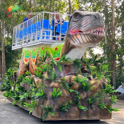 سيارة ديناصور متحركة من نوع T-Rex طافية