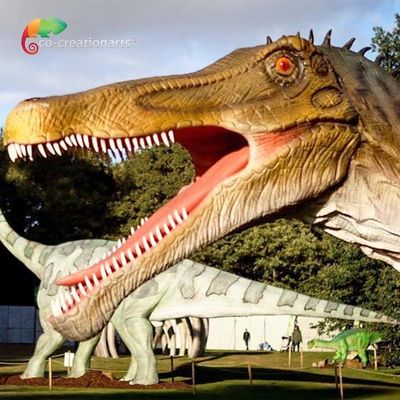 سعر جيد Playground Infrared sensor Life Size Animatronic Dinosaurs Realistic Spinosaurus 12m الانترنت